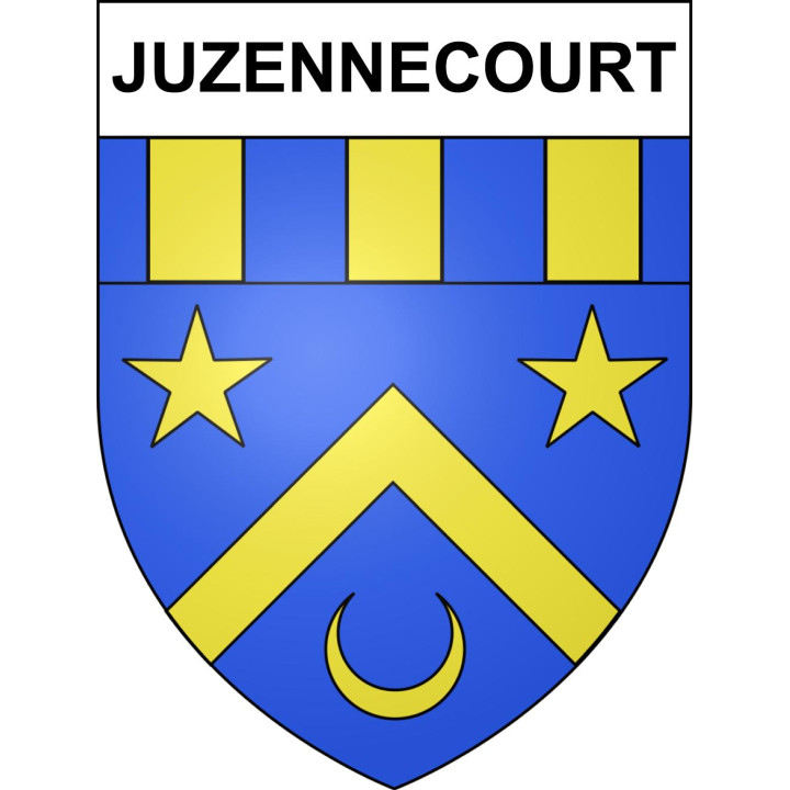 Juzennecourt Sticker wappen, gelsenkirchen, augsburg, klebender aufkleber