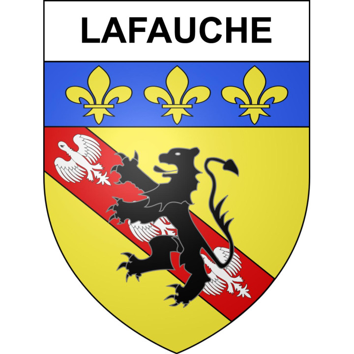 Lafauche Sticker wappen, gelsenkirchen, augsburg, klebender aufkleber