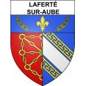 Laferté-sur-Aube 52 ville sticker blason écusson autocollant adhésif