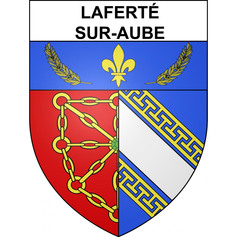 Laferté-sur-Aube 52 ville sticker blason écusson autocollant adhésif