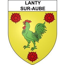 Lanty-sur-Aube Sticker wappen, gelsenkirchen, augsburg, klebender aufkleber