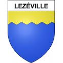 Pegatinas escudo de armas de Lezéville adhesivo de la etiqueta engomada