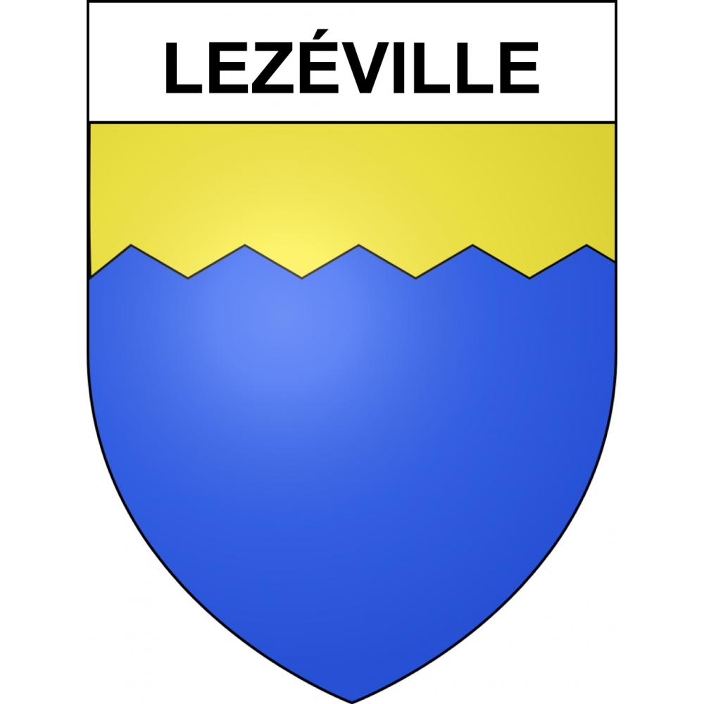 Lezéville 52 ville sticker blason écusson autocollant adhésif