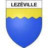 Pegatinas escudo de armas de Lezéville adhesivo de la etiqueta engomada