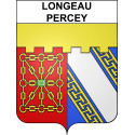 Longeau-Percey Sticker wappen, gelsenkirchen, augsburg, klebender aufkleber