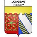 Longeau-Percey Sticker wappen, gelsenkirchen, augsburg, klebender aufkleber