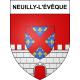 Stickers coat of arms Neuilly-l'Évêque adhesive sticker