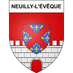Adesivi stemma Neuilly-l'Évêque adesivo