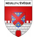 Pegatinas escudo de armas de Neuilly-l'Évêque adhesivo de la etiqueta engomada