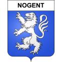 Nogent 52 ville sticker blason écusson autocollant adhésif