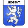 Nogent 52 ville sticker blason écusson autocollant adhésif
