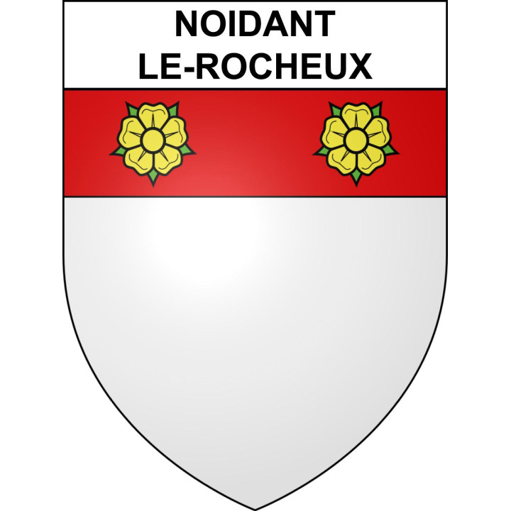 Noidant-le-Rocheux 52 ville sticker blason écusson autocollant adhésif