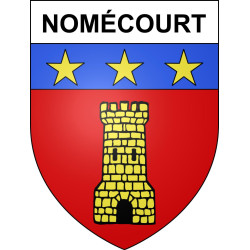 Adesivi stemma Nomécourt adesivo