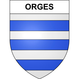 Orges 52 ville sticker blason écusson autocollant adhésif