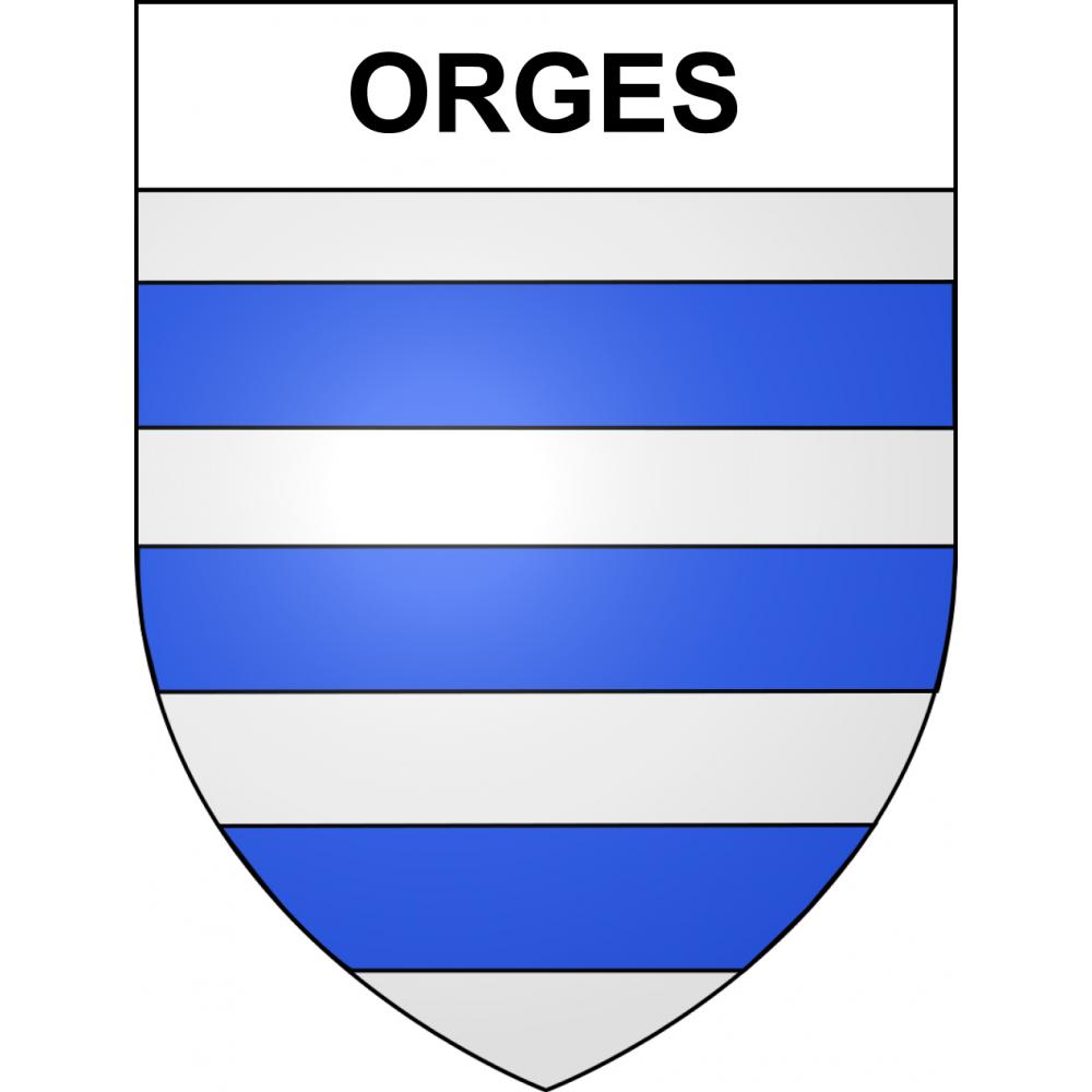 Stickers coat of arms Orges adhesive sticker