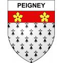Peigney 52 ville sticker blason écusson autocollant adhésif