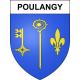 Poulangy Sticker wappen, gelsenkirchen, augsburg, klebender aufkleber