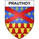 Prauthoy 52 ville sticker blason écusson autocollant adhésif