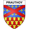 Stickers coat of arms Prauthoy adhesive sticker