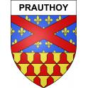 Adesivi stemma Prauthoy adesivo