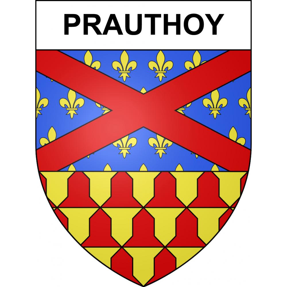 Prauthoy Sticker wappen, gelsenkirchen, augsburg, klebender aufkleber
