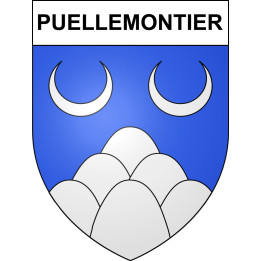 Stickers coat of arms Puellemontier adhesive sticker