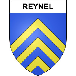 Pegatinas escudo de armas de Reynel adhesivo de la etiqueta engomada