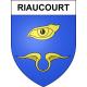 Pegatinas escudo de armas de Riaucourt adhesivo de la etiqueta engomada