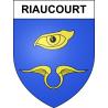 Stickers coat of arms Riaucourt adhesive sticker