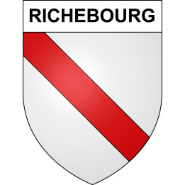Richebourg 52 ville sticker blason écusson autocollant adhésif