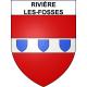 Adesivi stemma Rivière-les-Fosses adesivo