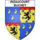 Stickers coat of arms Rizaucourt-Buchey adhesive sticker