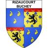Adesivi stemma Rizaucourt-Buchey adesivo