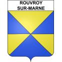 Stickers coat of arms Rouvroy-sur-Marne adhesive sticker