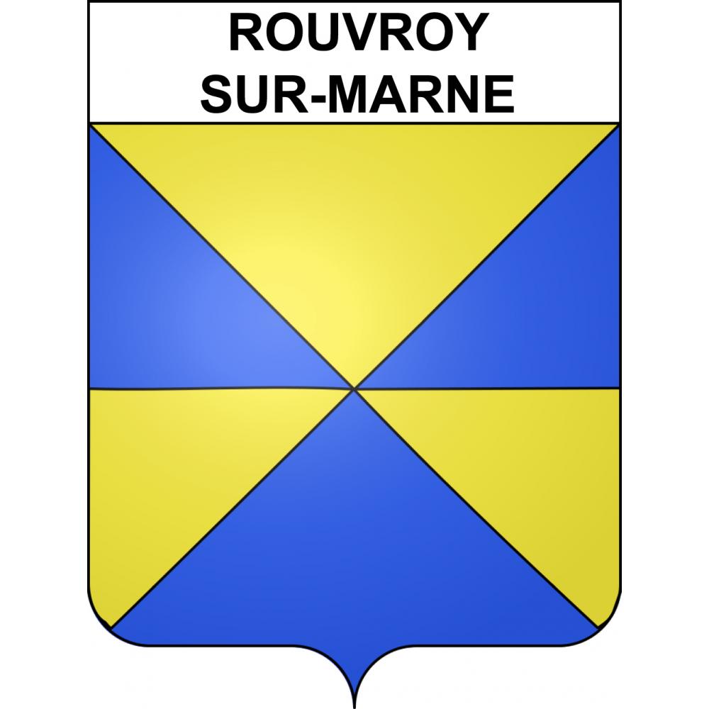 Rouvroy-sur-Marne 52 ville sticker blason écusson autocollant adhésif