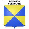 Rouvroy-sur-Marne Sticker wappen, gelsenkirchen, augsburg, klebender aufkleber