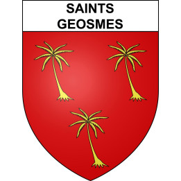 Saints-Geosmes 52 ville sticker blason écusson autocollant adhésif
