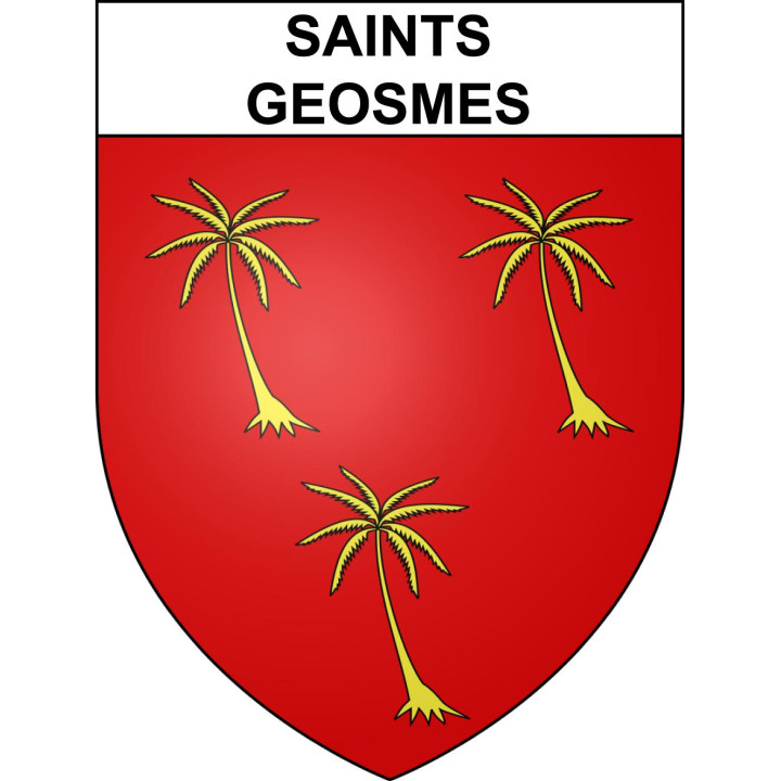 Stickers coat of arms Saints-Geosmes adhesive sticker