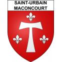 Saint-Urbain-Maconcourt 52 ville sticker blason écusson autocollant adhésif