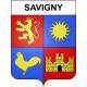 Stickers coat of arms Savigny adhesive sticker