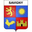 Adesivi stemma Savigny adesivo