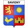 Stickers coat of arms Savigny adhesive sticker