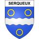 Serqueux 52 ville sticker blason écusson autocollant adhésif