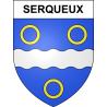 Serqueux Sticker wappen, gelsenkirchen, augsburg, klebender aufkleber