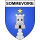 Sommevoire 52 ville sticker blason écusson autocollant adhésif