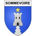 Sommevoire 52 ville sticker blason écusson autocollant adhésif