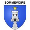 Sommevoire 52 ville sticker blason écusson autocollant adhésif