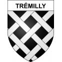 Trémilly 52 ville sticker blason écusson autocollant adhésif