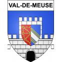 Val-de-Meuse 52 ville sticker blason écusson autocollant adhésif