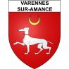 Varennes-sur-Amance Sticker wappen, gelsenkirchen, augsburg, klebender aufkleber